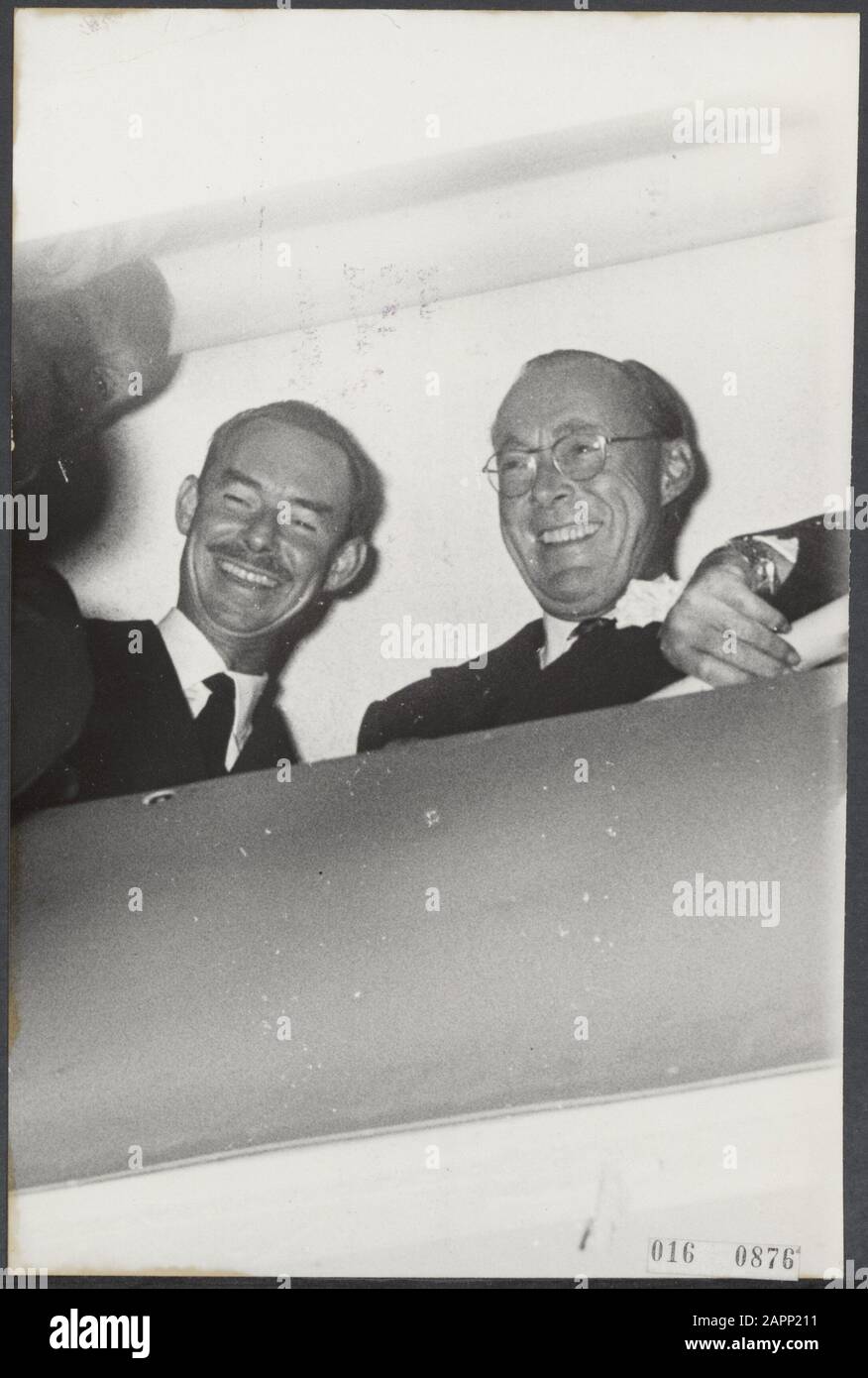 Königshaus, Fürsten, Besuche, Fabriken, Großherzöge, Bernhard, Fürst, F-28, Fokker, Jan Großfürst von Luxemburg Datum: 13. September 1967 Standort: Noord-Holland, Schiphol Schlüsselwörter: Besuche, Fabriken, Großherzöge, Königshaus, Fürsten persönlicher Name: Bernhard, Fürst, F-28, Fokker, Jan Großfürst von Luxemburg Stockfoto