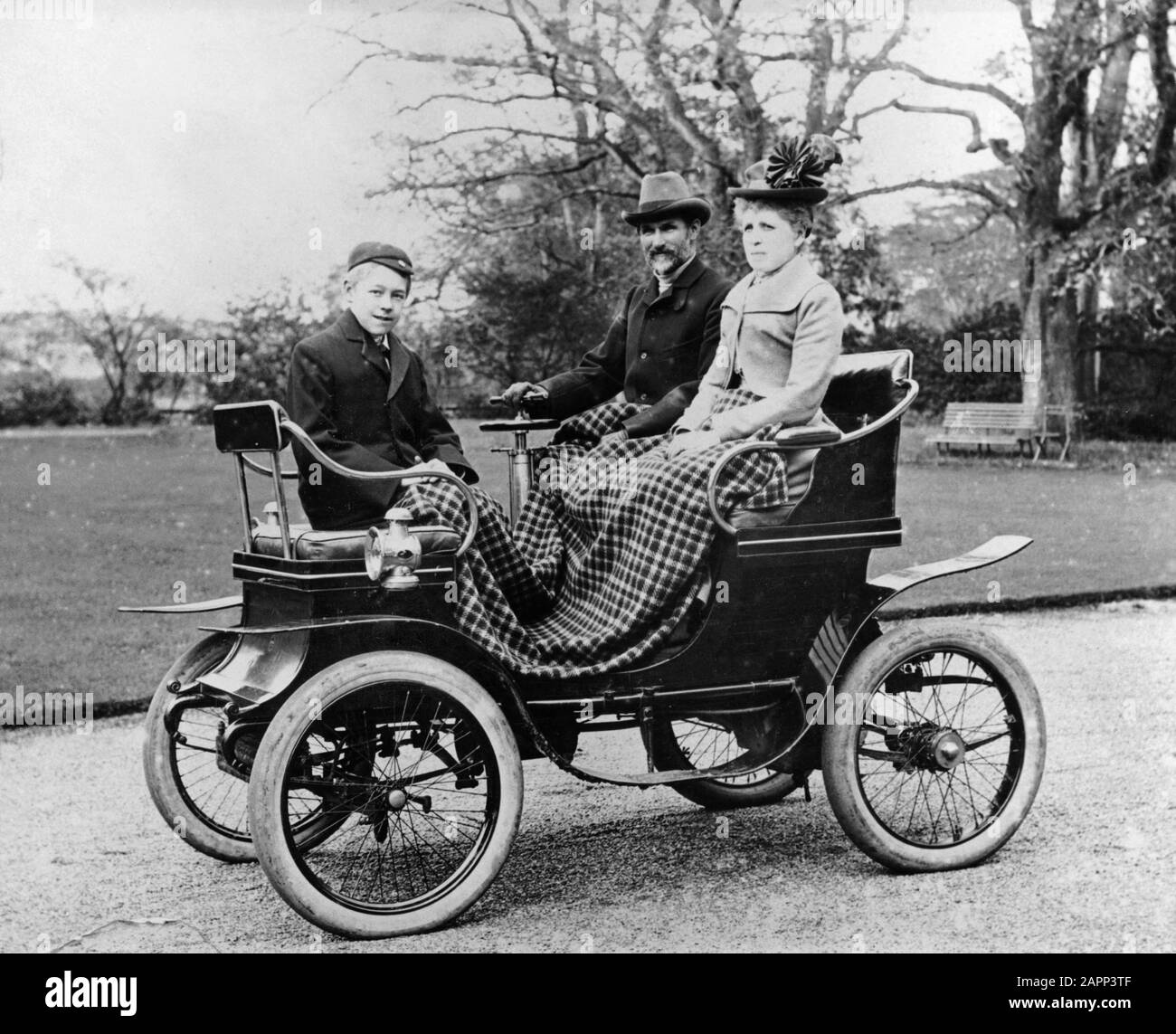 1901 De Dion Bouton voiturette vis a vis Stockfoto