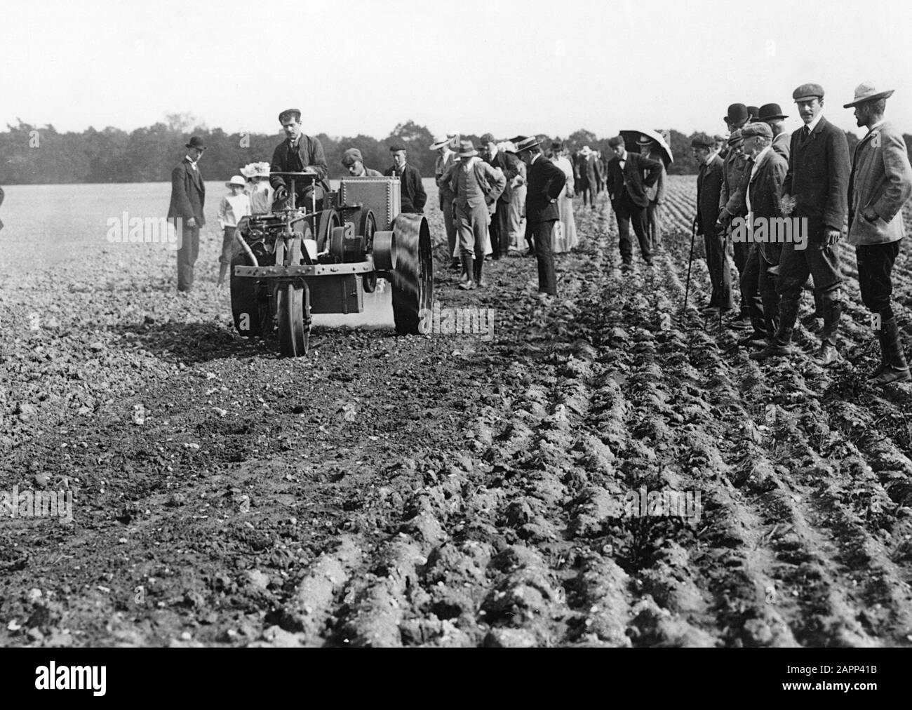 Ivel Traktor auf Demo in Beaulieu 1902 Stockfoto
