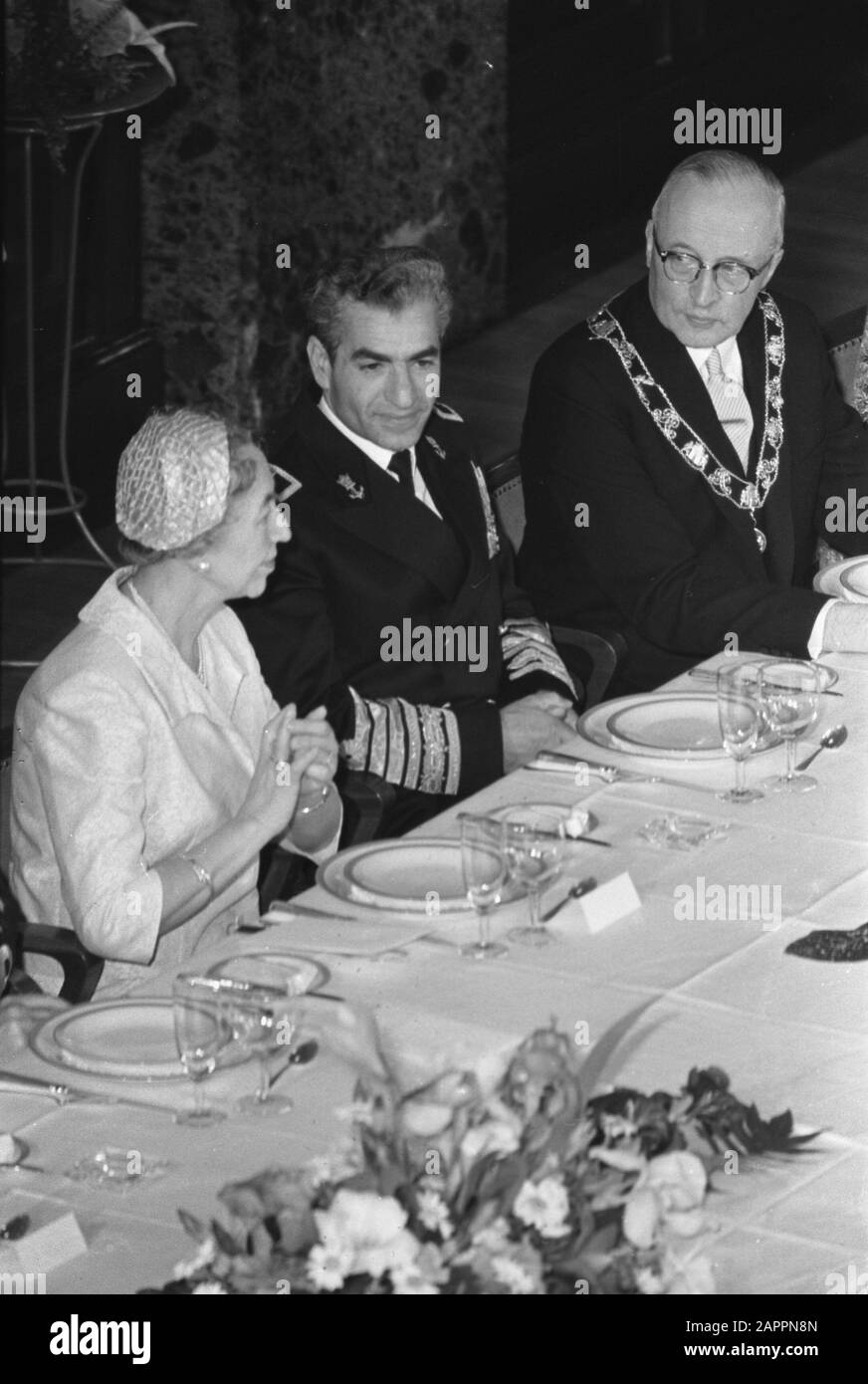 Staatsbesuch von Mohammed Reza Pahlavi, dem Schah von Persien in den