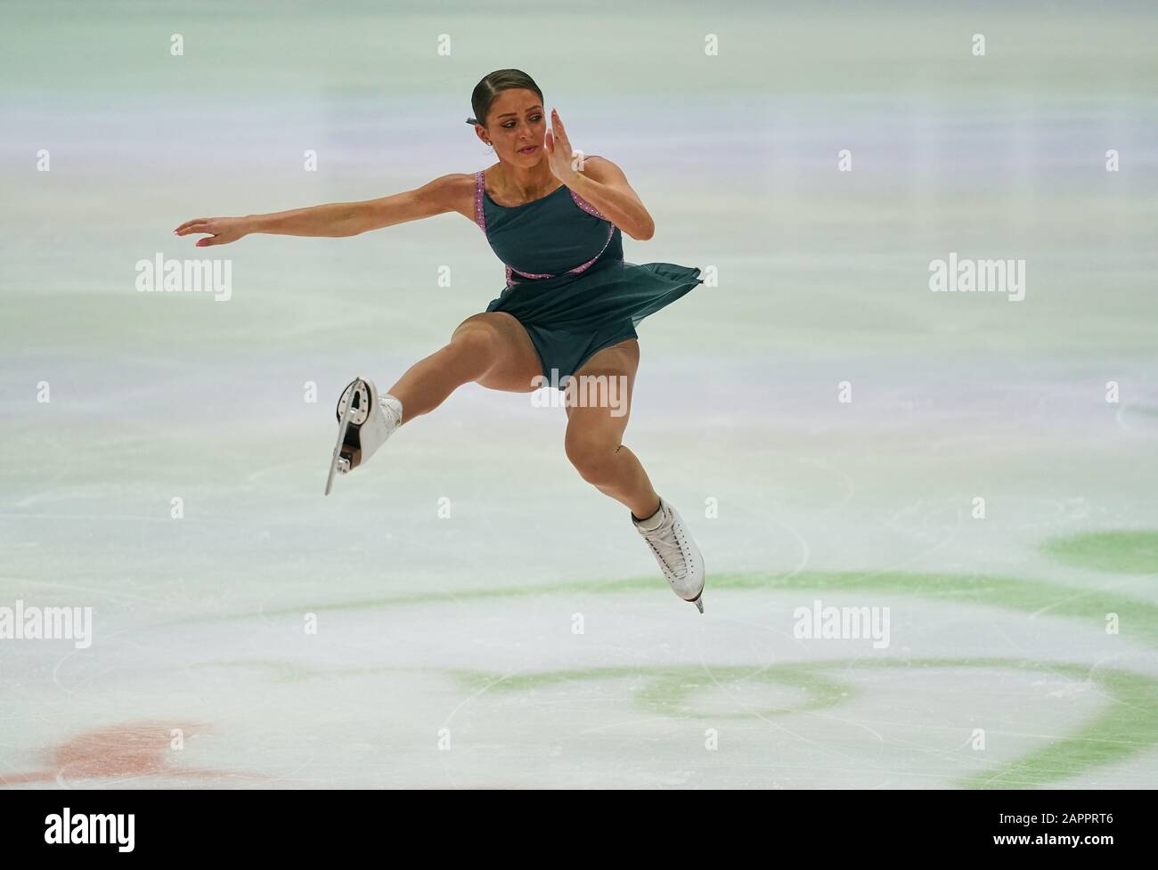 Steiermarkhalle, Graz, Österreich. Januar 2020. Natasha Mckay aus Großbritannien im Rahmen Des Ladies Short Program bei ISU European Figure Skating Championats in der Steiermarkhalle, Graz, Österreich. Kredit: CSM/Alamy Live News Stockfoto