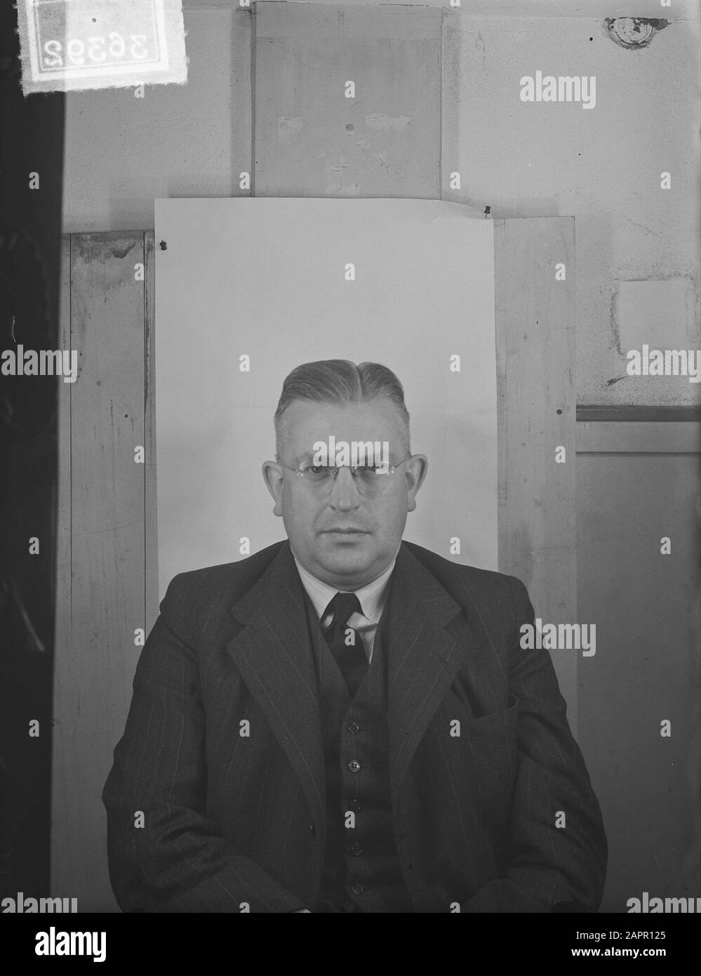 Passfotos Datum: 5. Oktober 1949 Schlagwörter: Passfotos Stockfoto