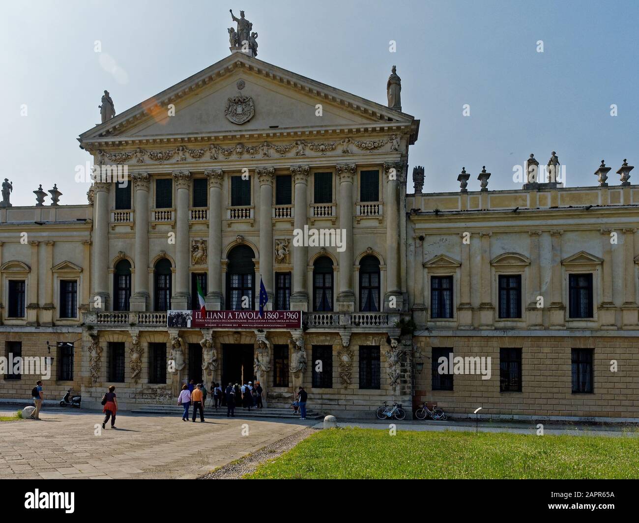 Villa Pisani, Stra, Ville Venete, Brenta, Veneto, Italien Stockfoto