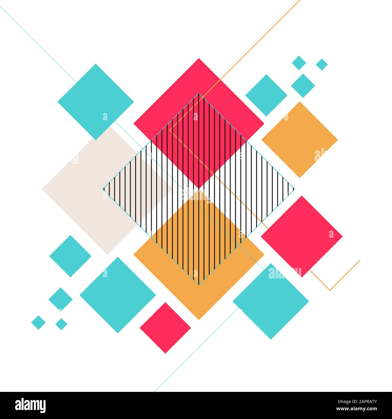 Abstrakte sechseckige Vektor-Hintergrunddarstellung Stockfoto