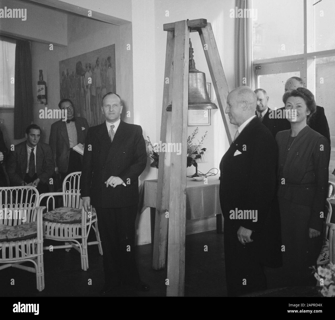 Offizielle Eröffnung Von Hoop in Amstel Amsterdam Datum: 16. Februar 1952 Ort: Amsterdam, Noord-Holland Schlüsselwörter: Openings Personalname: Amstel, Hoop De Stockfoto