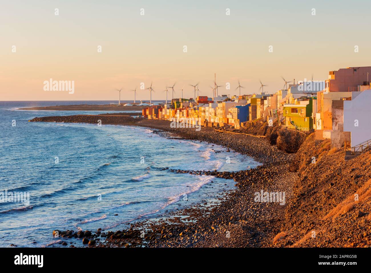 Küstendorf Pozo Izquierdo auf Gran Canaria Spanien Stockfoto