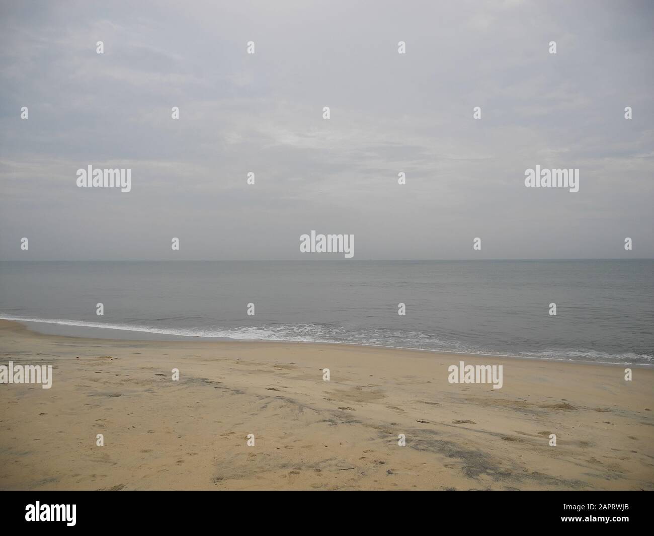 Indische Küste Arabisches Meer in Kochi, Kerala, Indien Stockfoto