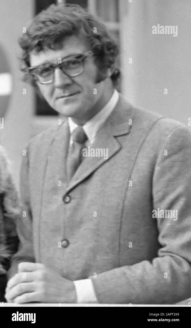 TV-Regisseur Kevin Billington und Frau Lady Rachel in Amsterdam (Regiefilm Interlude") .* 12. November 1968 Stockfoto