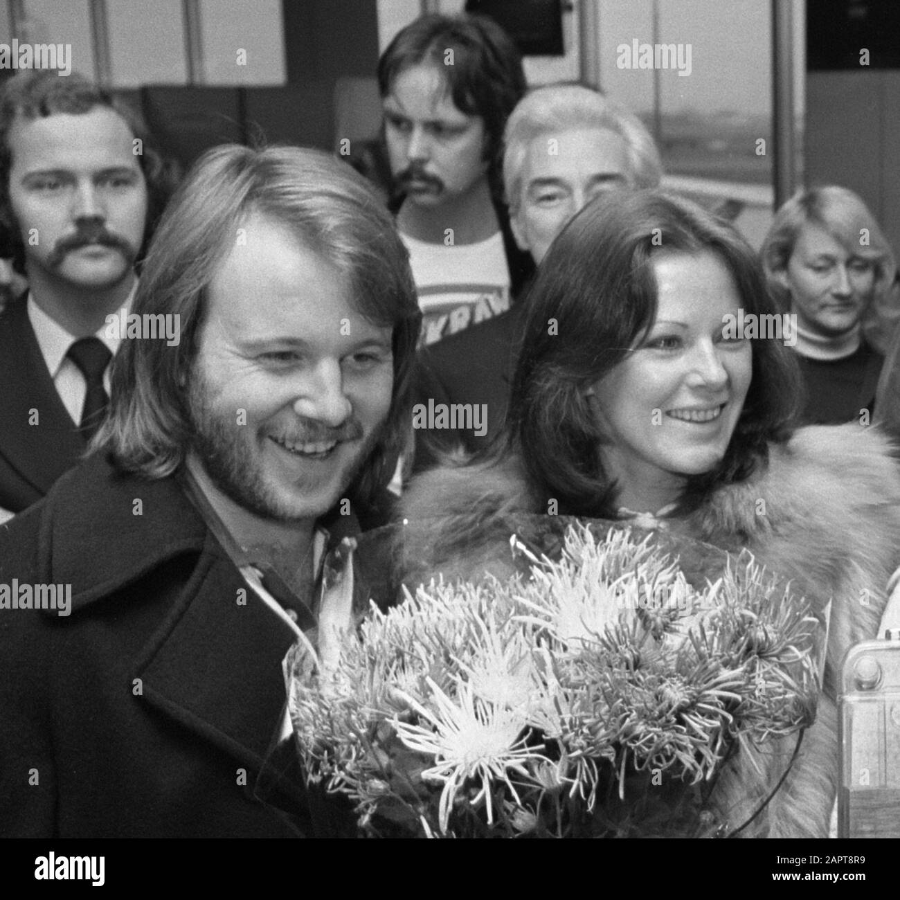 Frida Lyngstad und Benny Andersson in den Niederlanden; Stockfoto