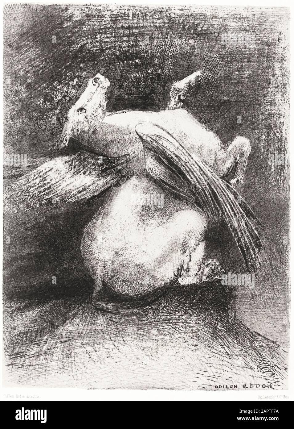 Odilon Redon Stockfoto