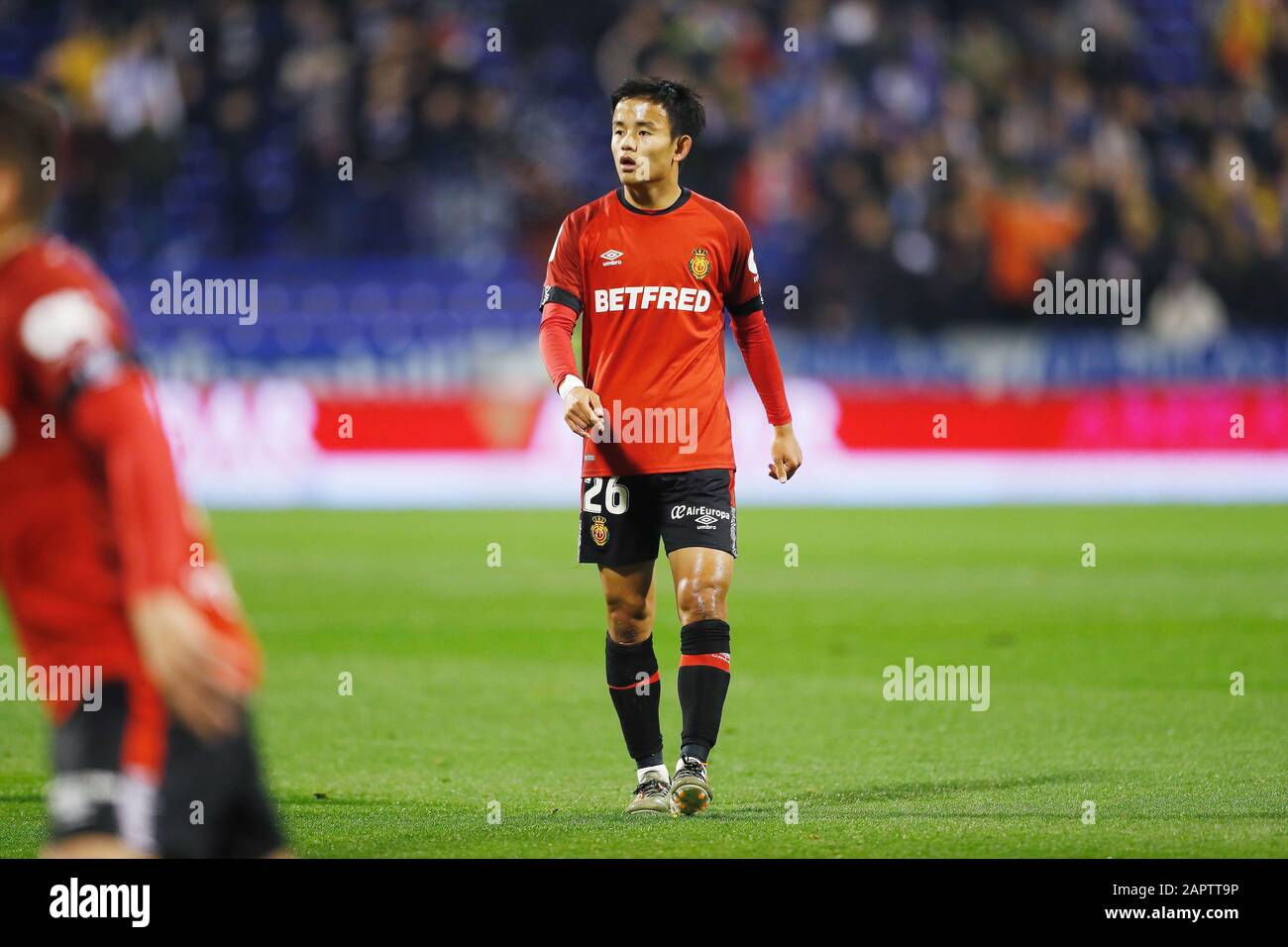 Takefusa Kubo (Mallorca), 21. JANUAR 2020 - Fußball/Fußball: Spanischer "Copa del Rey"-Wettkampf zwischen Real Zaragoza 3-1 RCD Mallorca im Estadio La Romareda in Zaragoza, Spanien. (Foto von Mutsu Kawamori/AFLO) Stockfoto