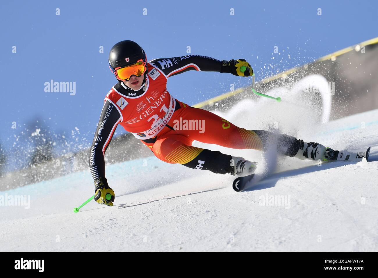 James CRAWFORD (CAN), Sonderangebot, Ski Alpin, Super G Männer, 80. Hahnenkammrennen 2020, Kitzbühel, Hahnenkamm, Streif, Abfahrt, 24.01.2020 Nutzung weltweit Stockfoto
