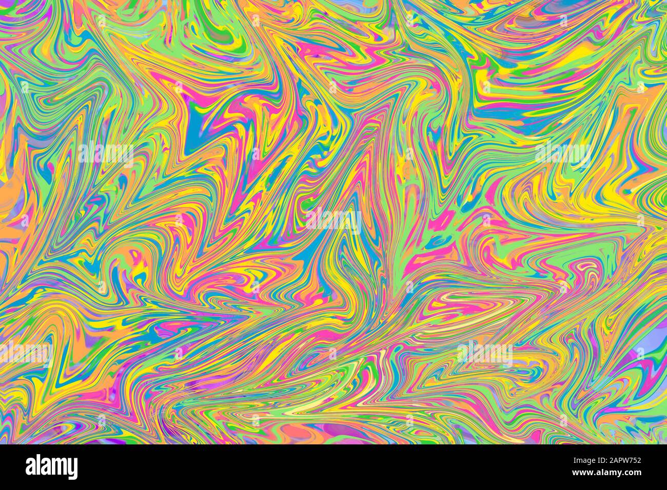 Eine abstrakte psychedelischen Hintergrundbild. Stockfoto