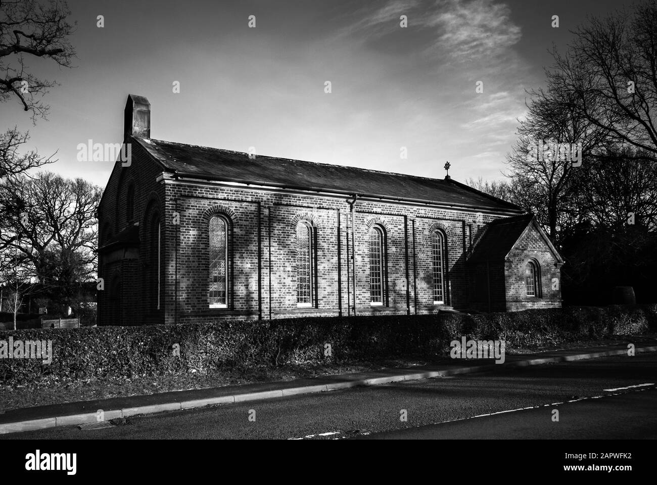 Allerheiligenkirche in Marthall, Cheshire Stockfoto