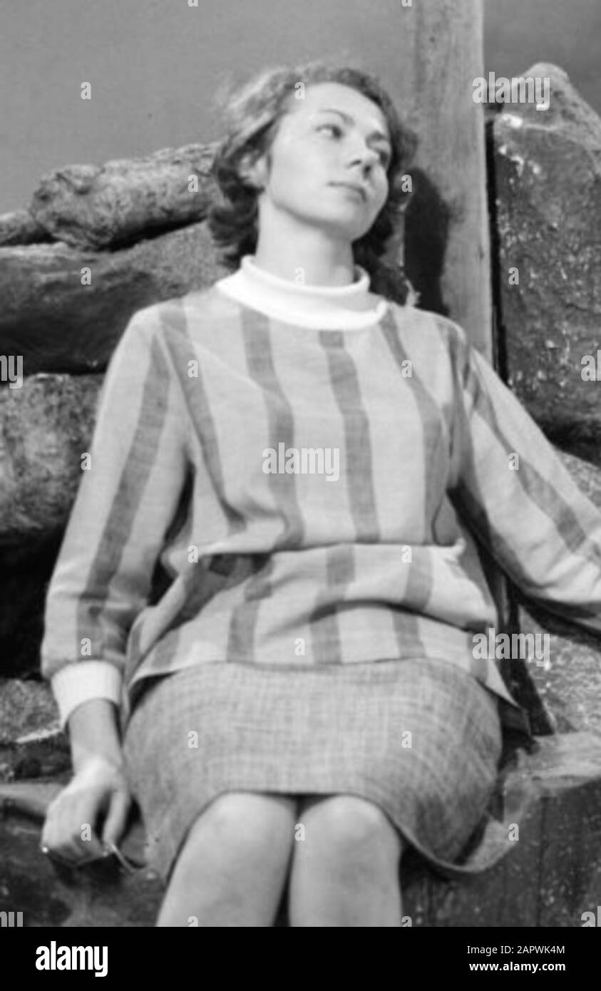 Mia Goossen in der Fernsehspielbrücke der Sighs.; Stockfoto
