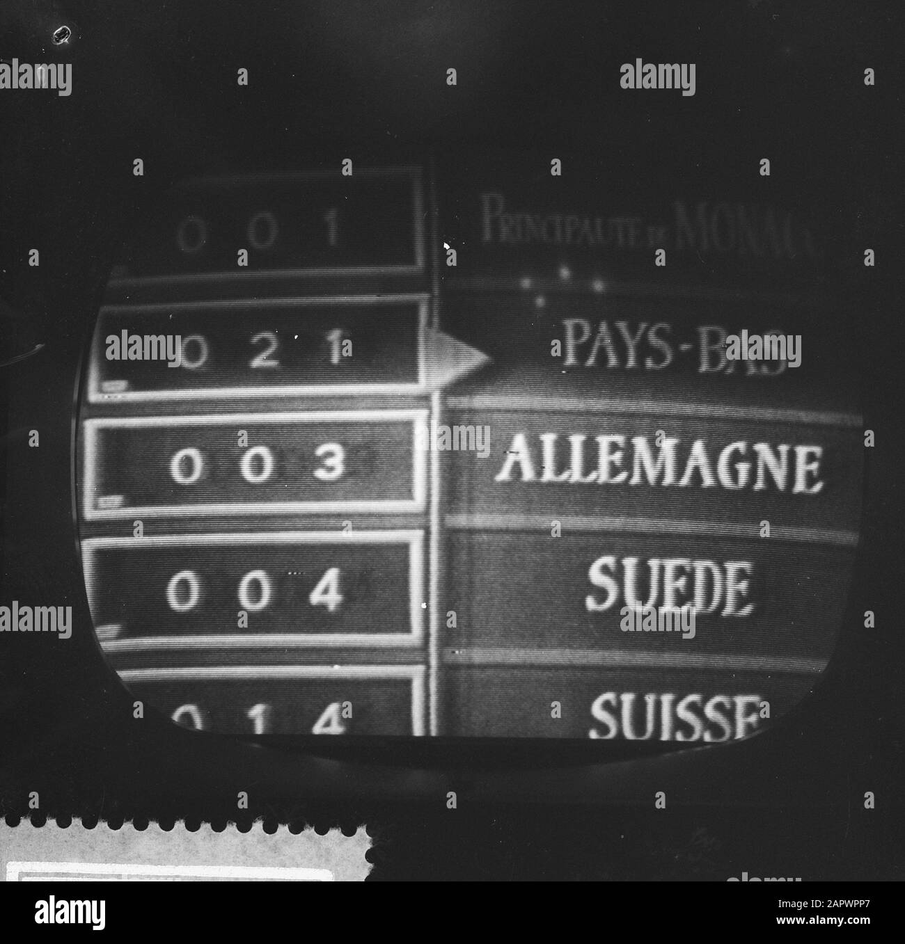 Eurovision song contest 1959 Fotos und Bildmaterial in hoher