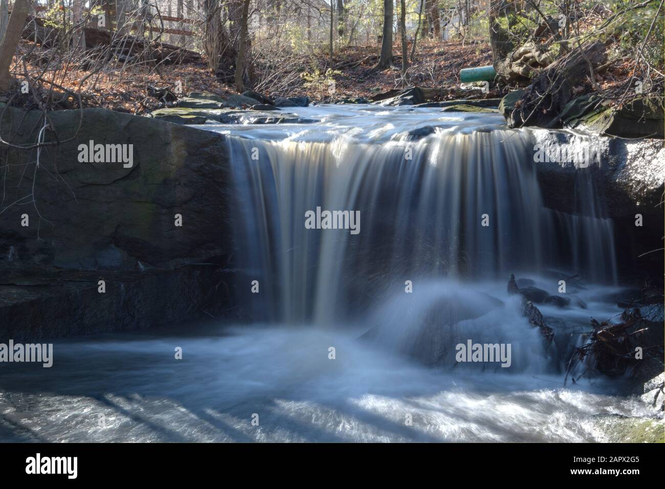 All Saints Falls, Olmsted Falls, Ohio Stockfoto