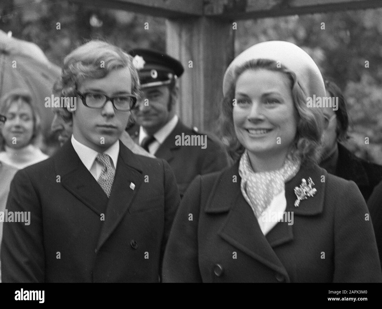 Prinzessin Gracia von Monaco tauft eine Lilie auf Floriade; Stockfoto