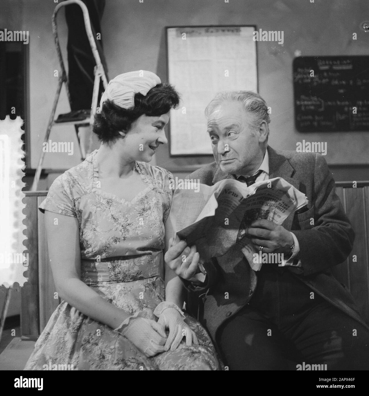 Fernsehen NCRV Andersmans Hausdatum: 13. Januar 1960 Schlagwörter: Fernsehgeräte Institutionenname: NCRV Stockfoto