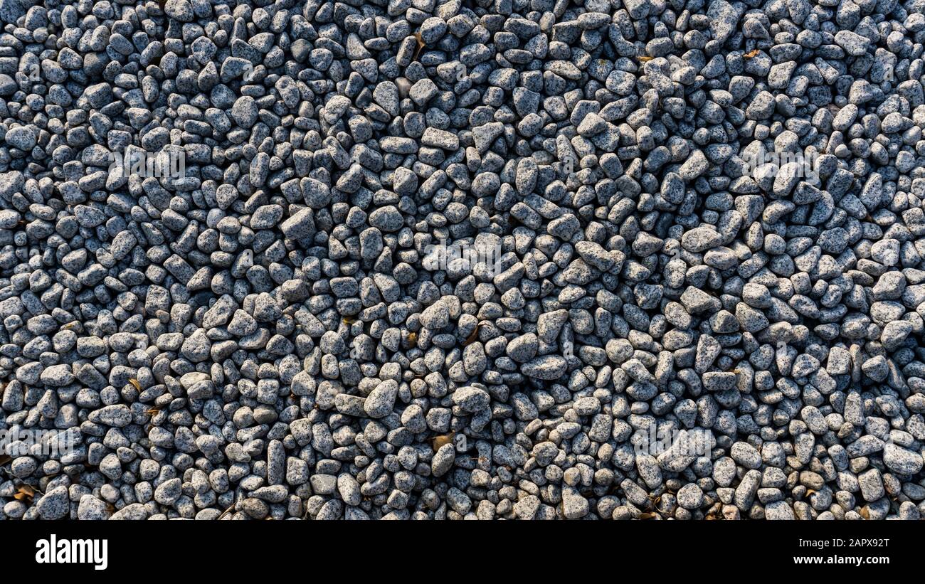 Kieselsteine als Hintergrund oder Textur Stockfoto