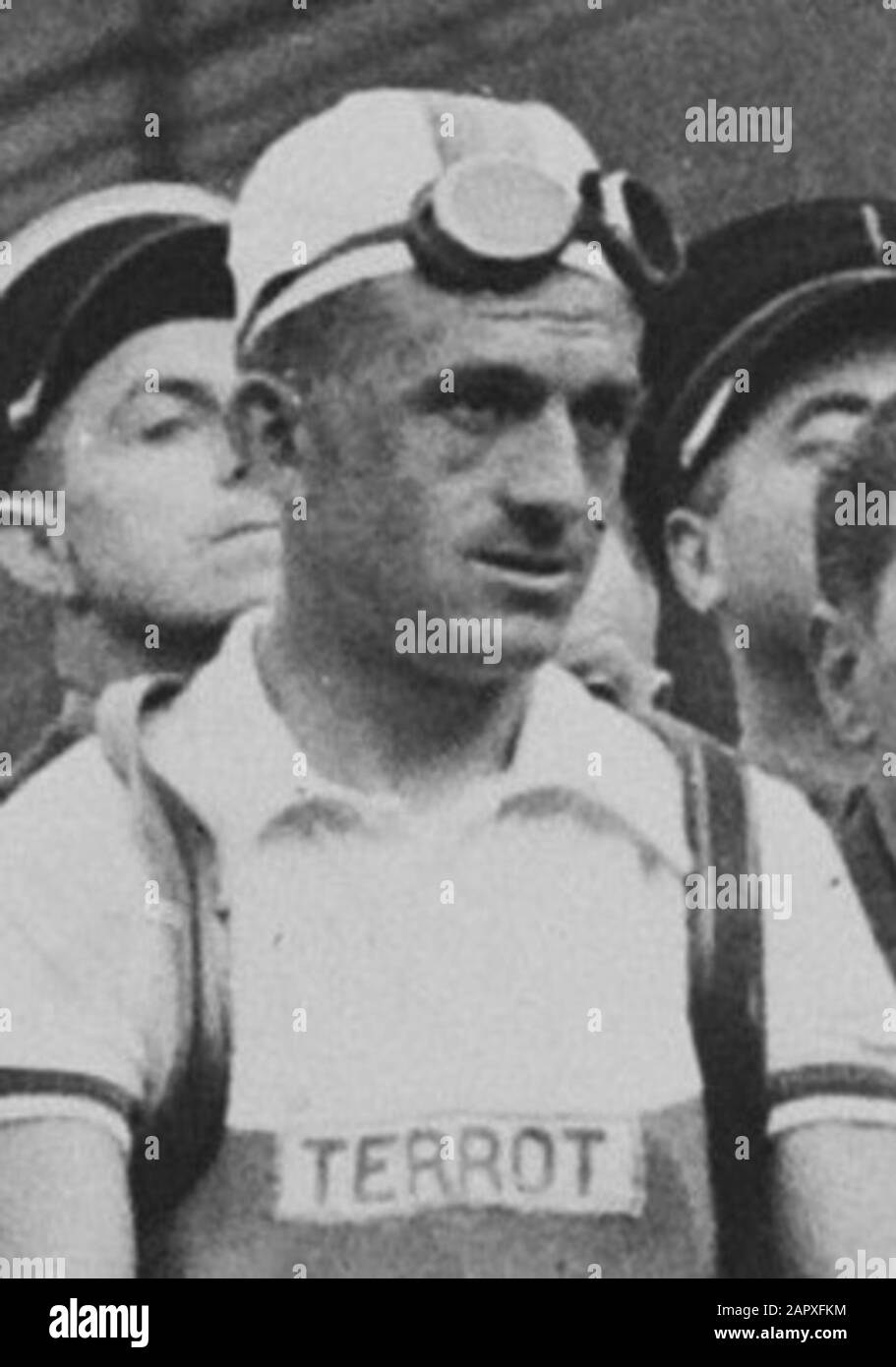 Tour de France 1950. Die niederländische Mannschaft am Start in Paris. VL r. (...) Sjefke (Joseph) Jansen (...); Stockfoto