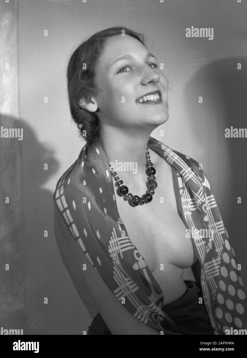 Portrait Fotografie Stieftochter Hans Poses Datum: Juni 1936 Stockfoto