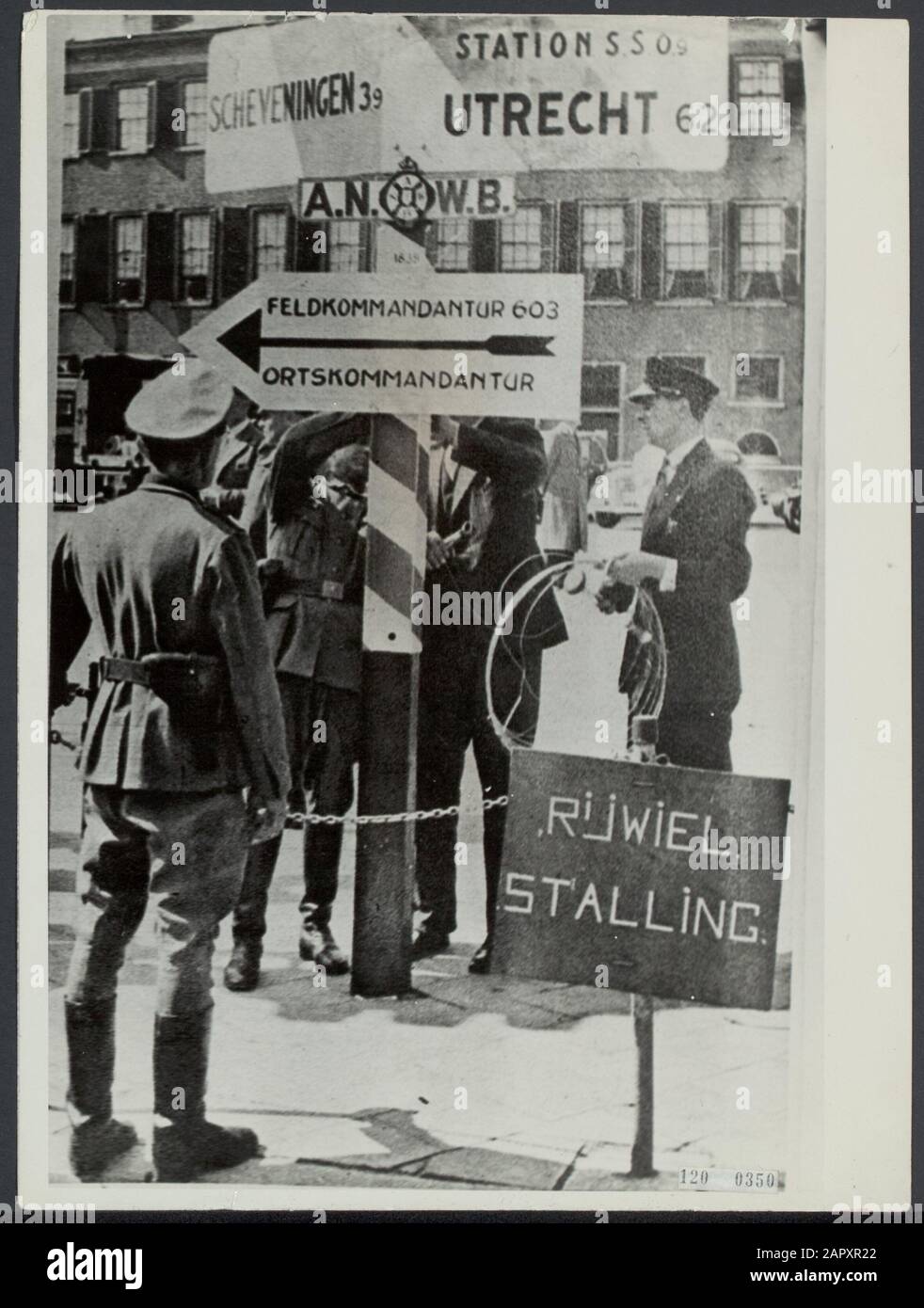 Datum Des Zweiten Weltkriegs: Mai 1940 Ort: Den Haag, Zuid-Holland Schlüsselwörter: Zweiter Weltkrieg Stockfoto