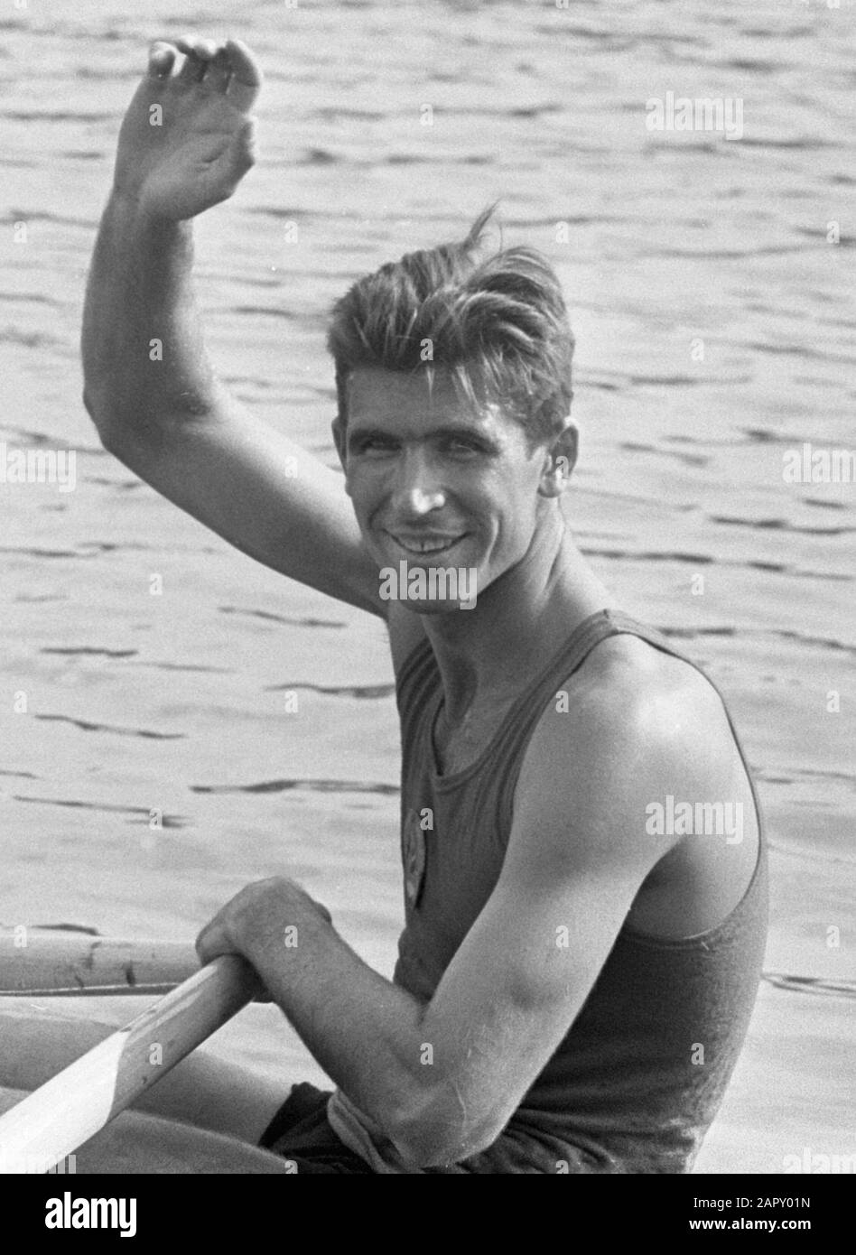 Ruder-Meisterschaften, Russisch Ivanov; Stockfoto