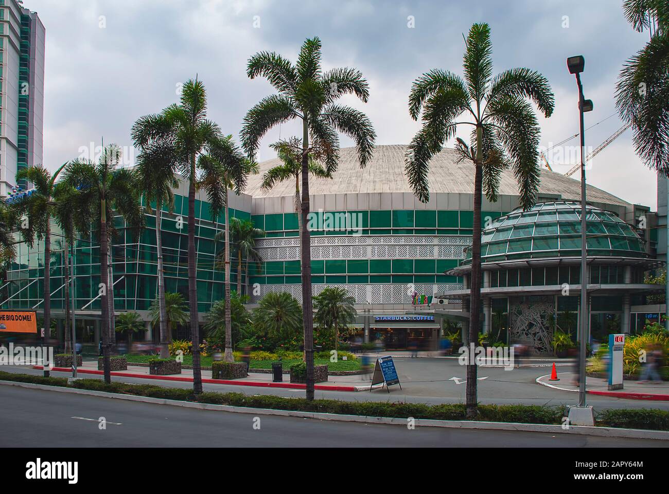 Das Araneta Coliseum in Manila, Philippinen war 1975 Austragungsort des berühmten Boxkampfes zwischen Muhammad Ali und Joe Frazier Stockfoto