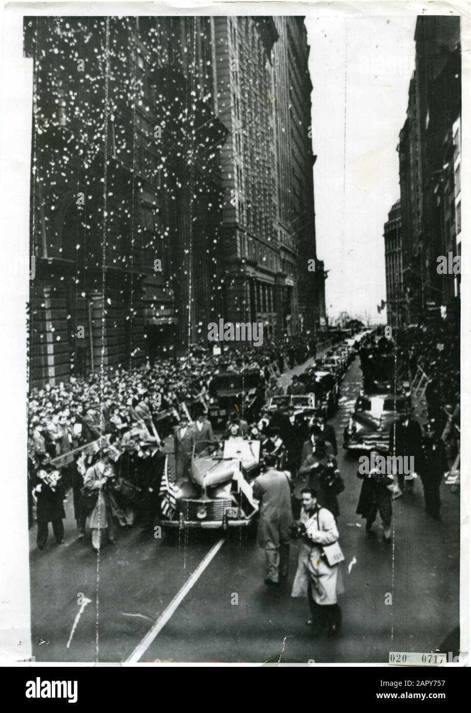 ' Staatsbesuch Juliana, Königin der Niederlande, Bernhard, Prinz der Niederlande, Broadway, New York Nederlands: Staatsbezoek Juliana, koningin der Nederlanden, Bernhard, prins der Nederlanden, Broadway, New York; ' Stockfoto