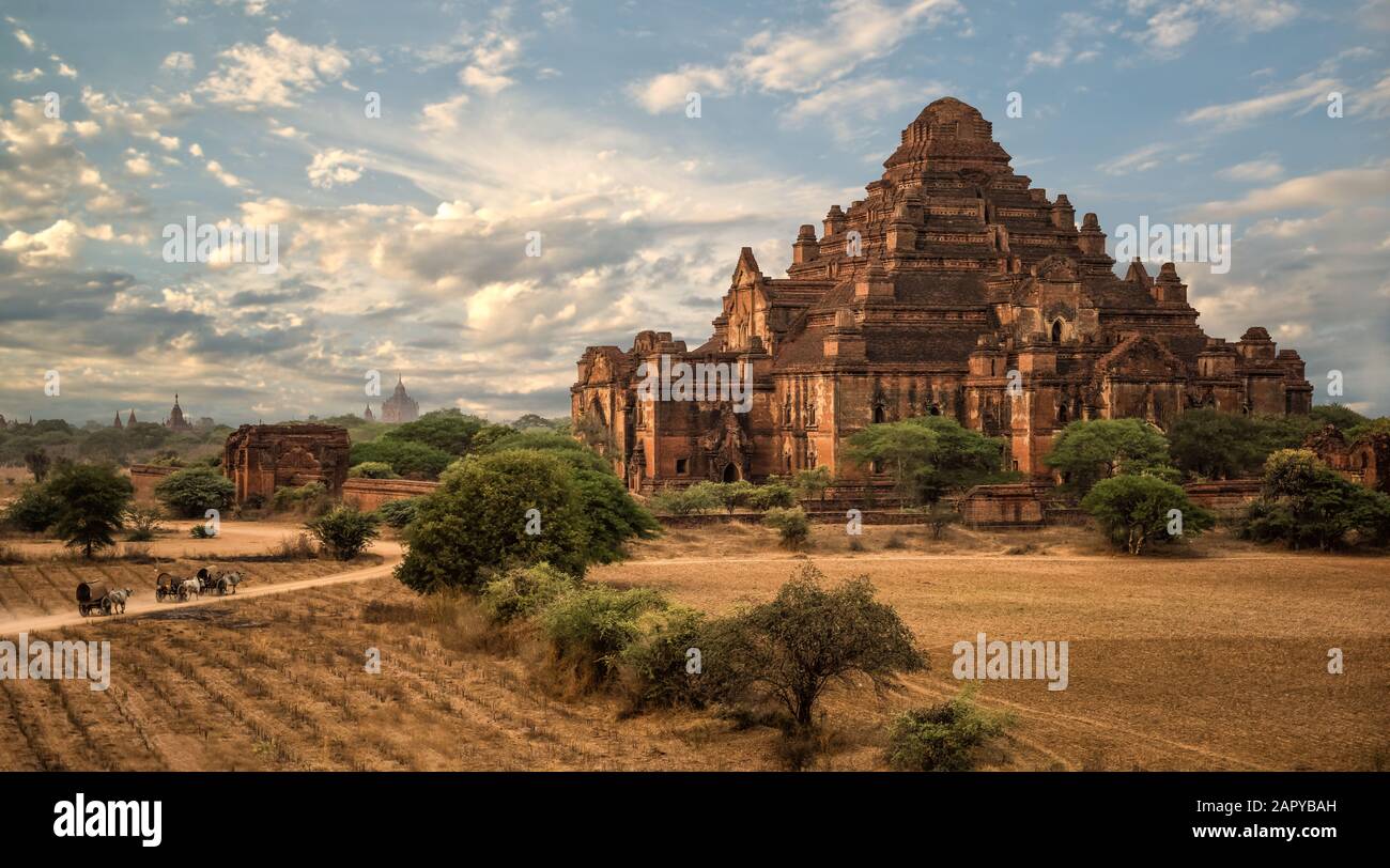 Antike Tempel in Bagan, Myanmar Stockfoto