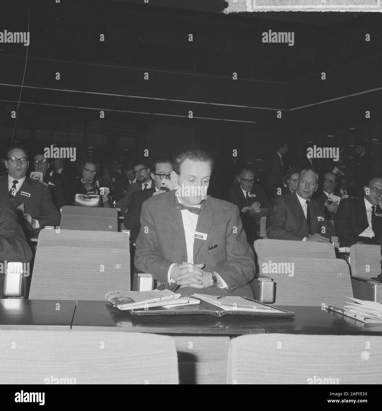 Assignment Studio Monatsmagazin Werbedatum: 21. Januar 1965 Stockfoto