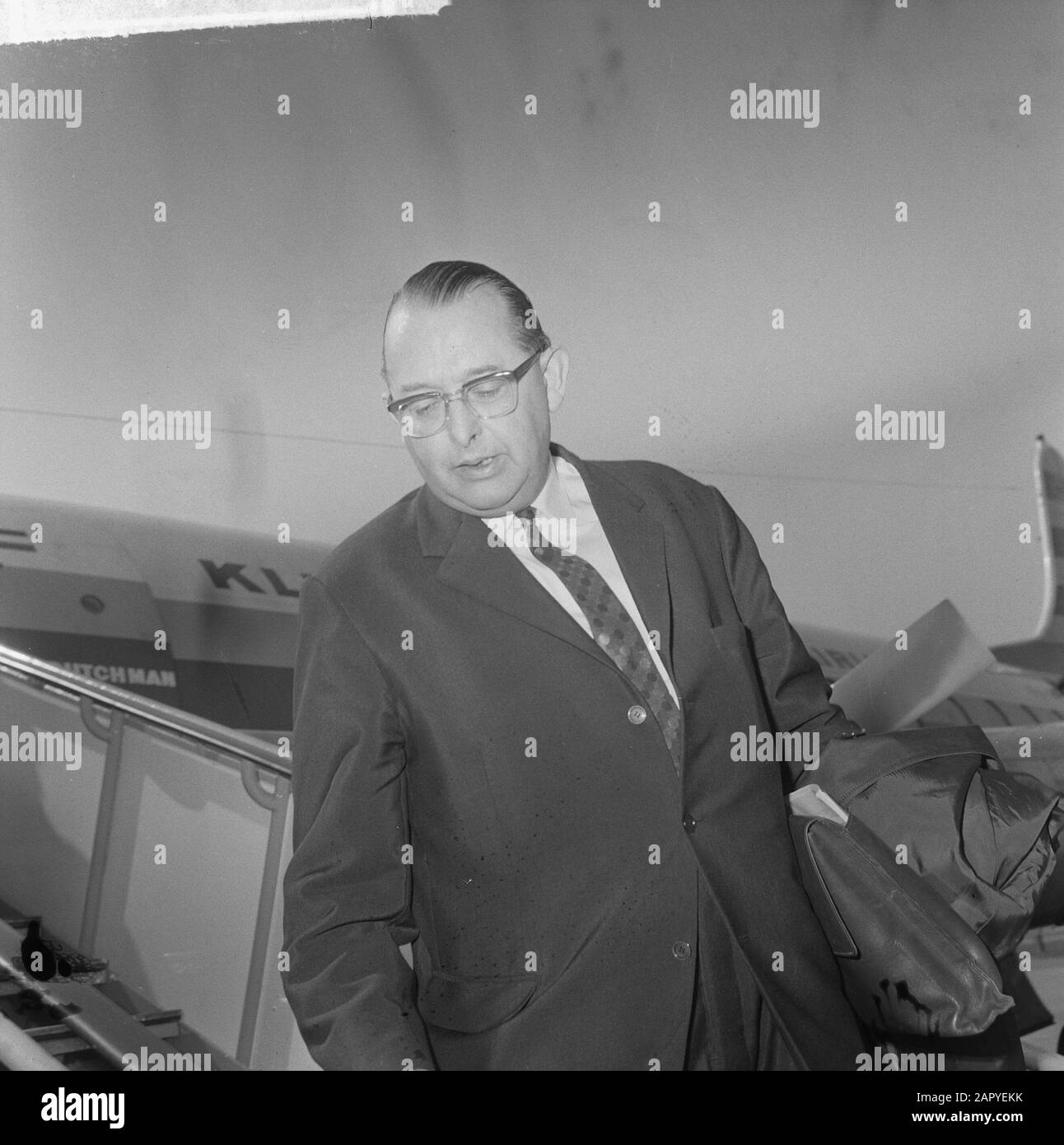 Deutscher Finanzminister Datum: 29. März 1965 Stichworte: Minister Stockfoto