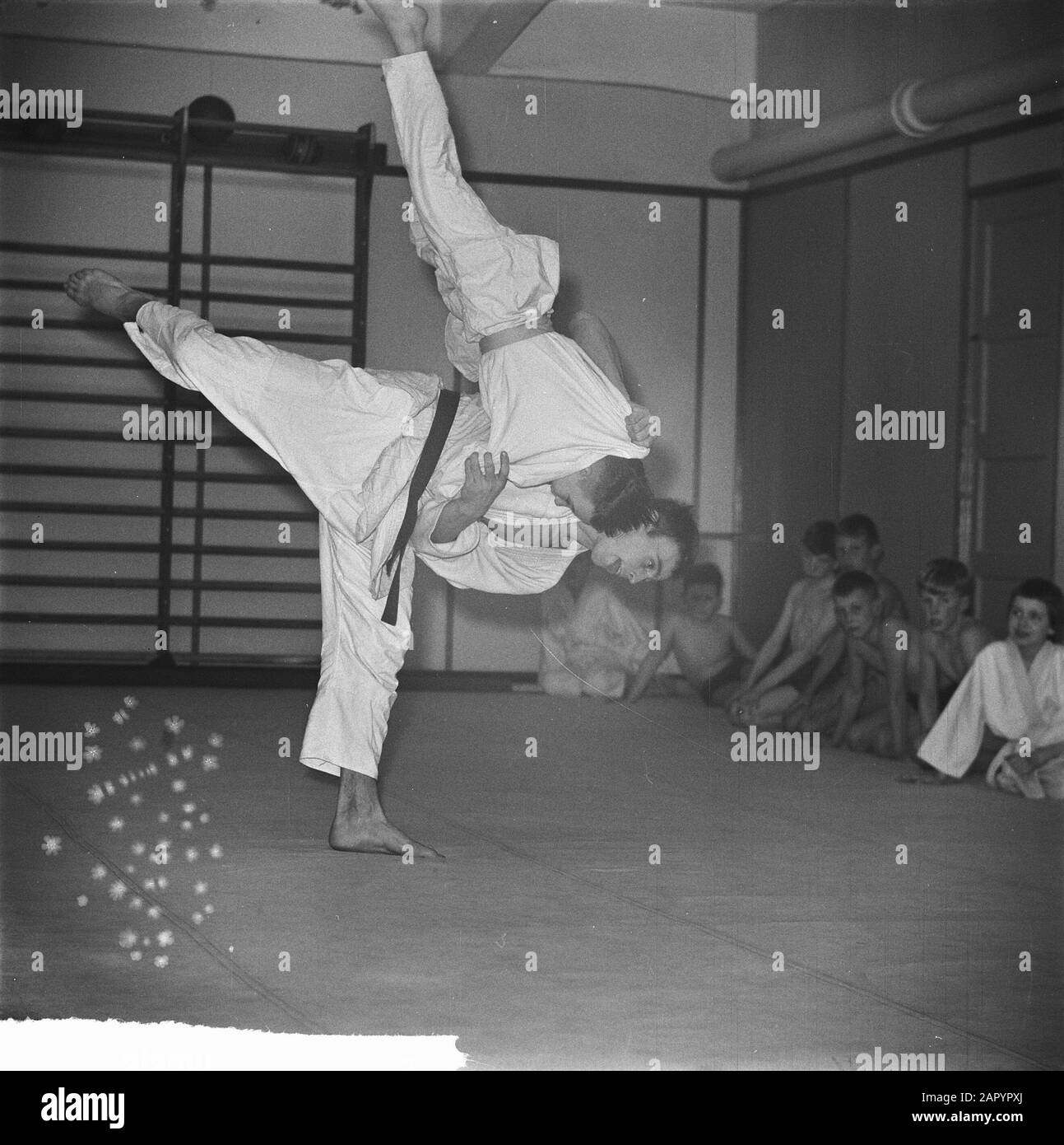 Judoserie Datum: 24. Januar 1961 Stockfoto