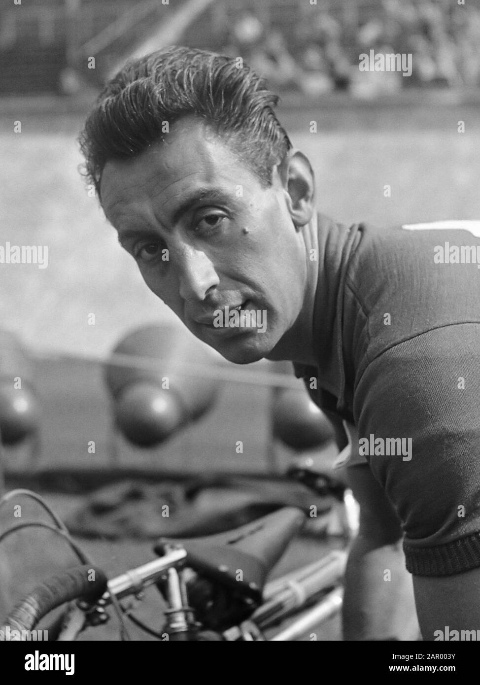 koppeln deelnemers Tour de France, Groei Torti (Zwitserland) 12. juli 1954; ' Stockfoto