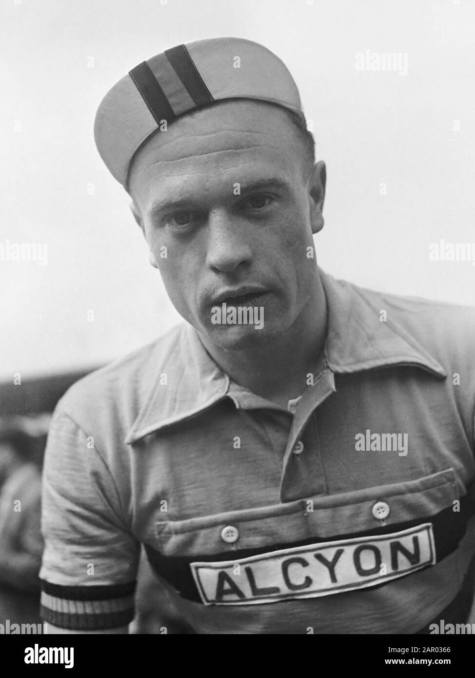 Koppeln deelnemers Tour de France, Derijcke (Belgien) 12. juli 1954; ' Stockfoto