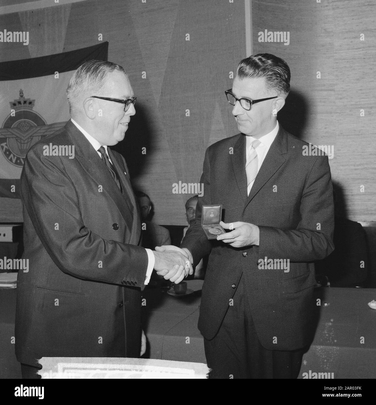 Preisverleihung am KNVVL Datum: 19. Mai 1962 Schlagwörter: Preisverleihung Personenname: KNVVL Stockfoto