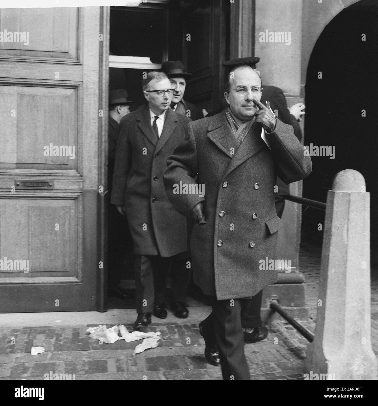 Pressekonferenz mit Dem Quay über Neuguinea Datum: 12. März 1962 Stichworte: Pressekonferenzen Stockfoto