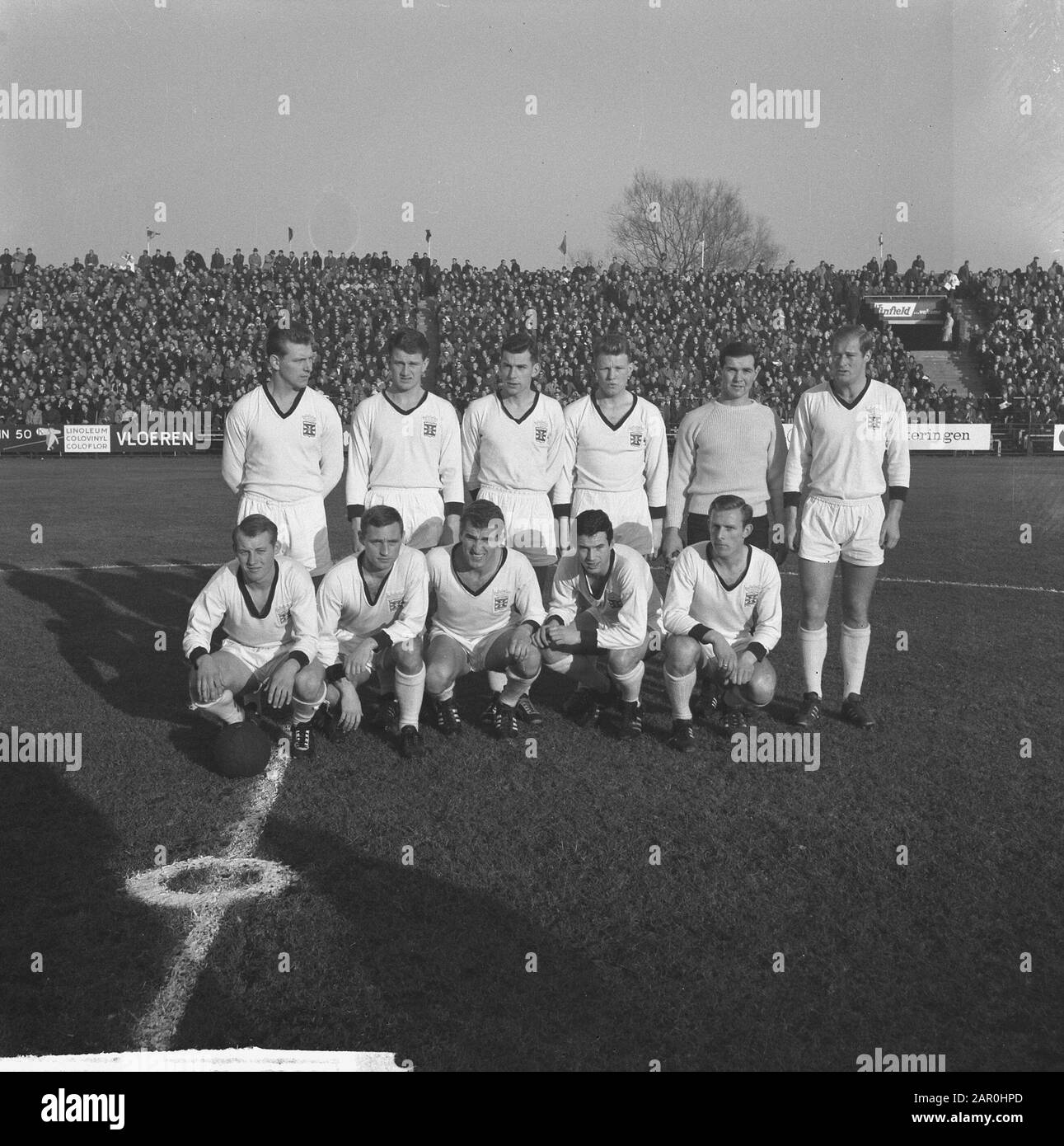 Team van S. C. Enschede Datum: 5. Dezember 1963 Schlagwörter: Elftalle Institution Name: SC Enschede Stockfoto