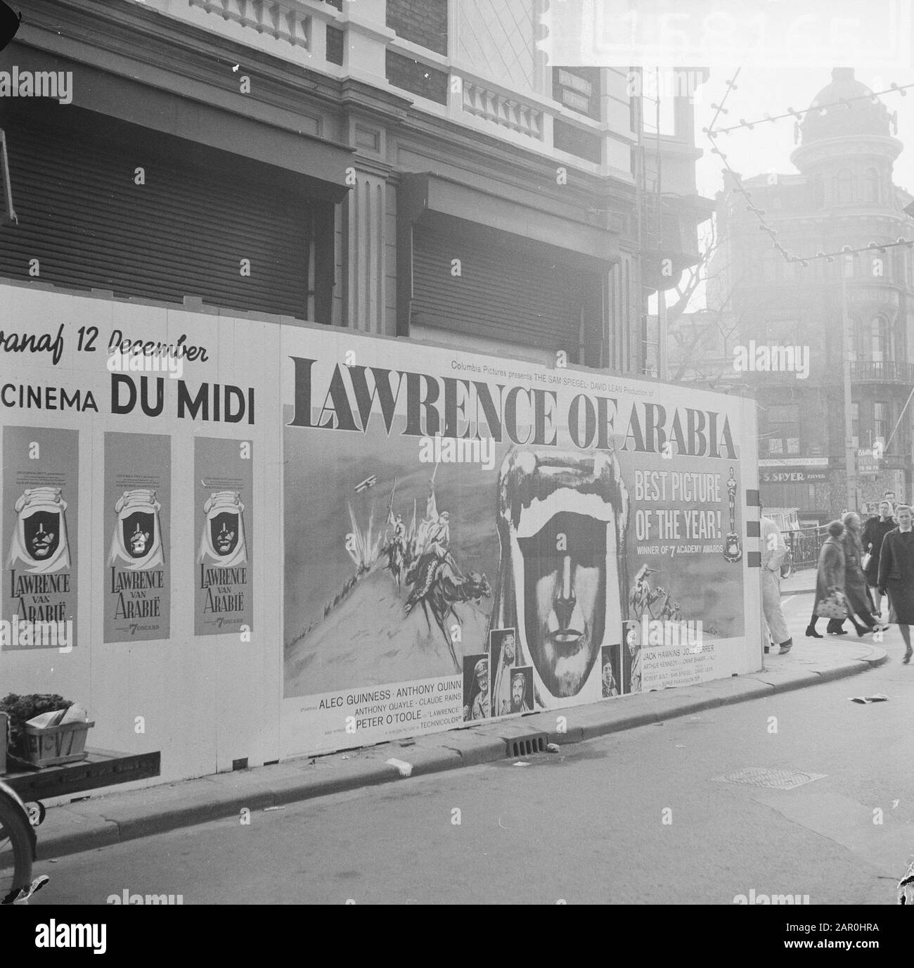 Filmwerbung Lawrence von Arabien [Command Columbia Film] Datum: 6. Dezember 1963 Schlagwörter: Filme, Werbung Stockfoto