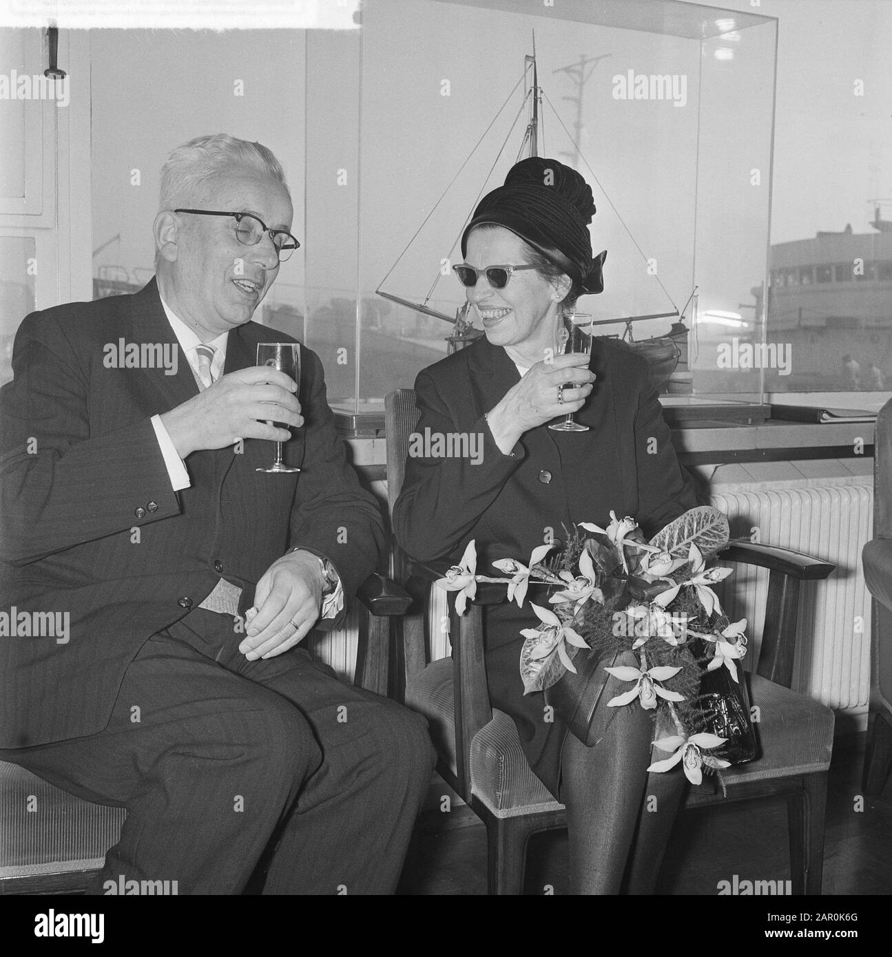 Tewaterlating Visby at Pot Bolnes Datum: 21. Februar 1964 Schlüsselwörter: Einführung Stockfoto
