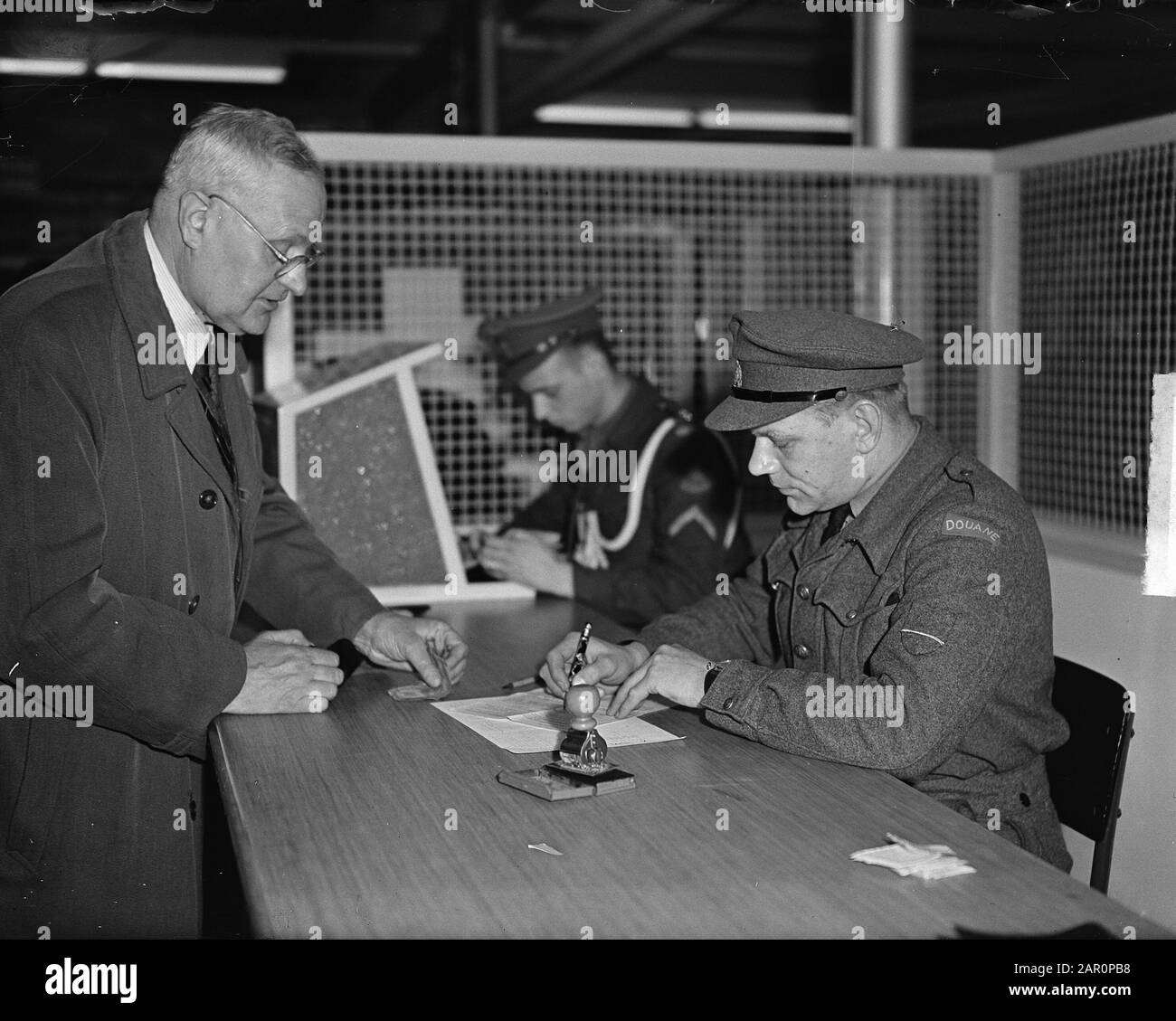 Professor Meinesz Datum: 16. Februar 1949 Stockfoto