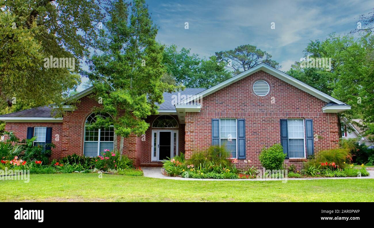 Ranch House Brick Stockfotos Und Bilder Kaufen Alamy