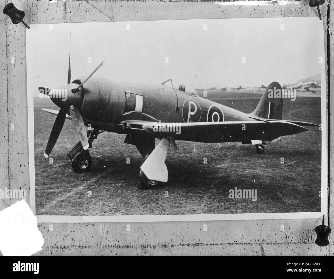 Prototyp des Marinefliegers Hawker Seafury Datum: 16. März 1949 Schlagwörter: Luftfahrt, Marine, Personenname des Flugzeugs: Name der Hawker Institution: MLD Stockfoto