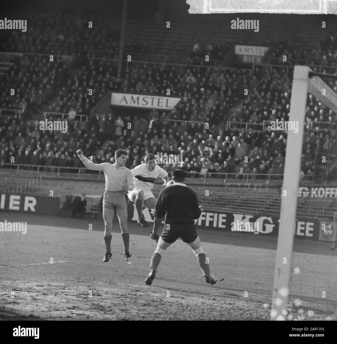 DWS gegen Sittardia 2-0, Spielmoment Datum: 31. Januar 1965 Schlagwörter: Sport, Fußball-Institution Name: Sittardia Stockfoto