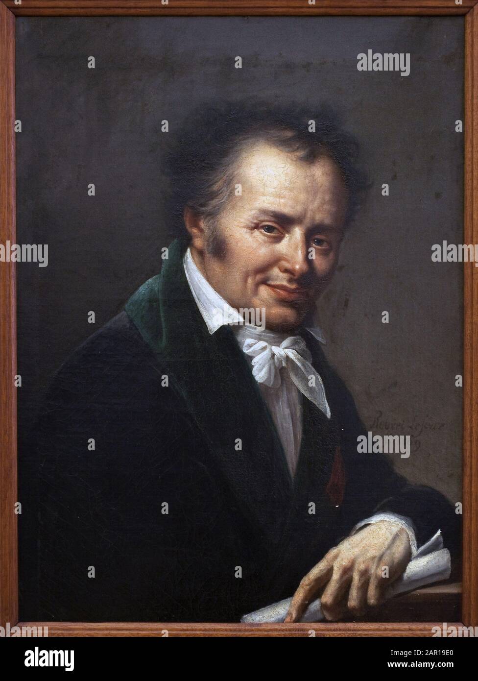 Portrait de Dominique Vivant Denon (1747-1825). Peinture de Roland Lefevre (1755-1830), huile sur toile, 1809. Art francais 19e siecle. Musee des beau Stockfoto