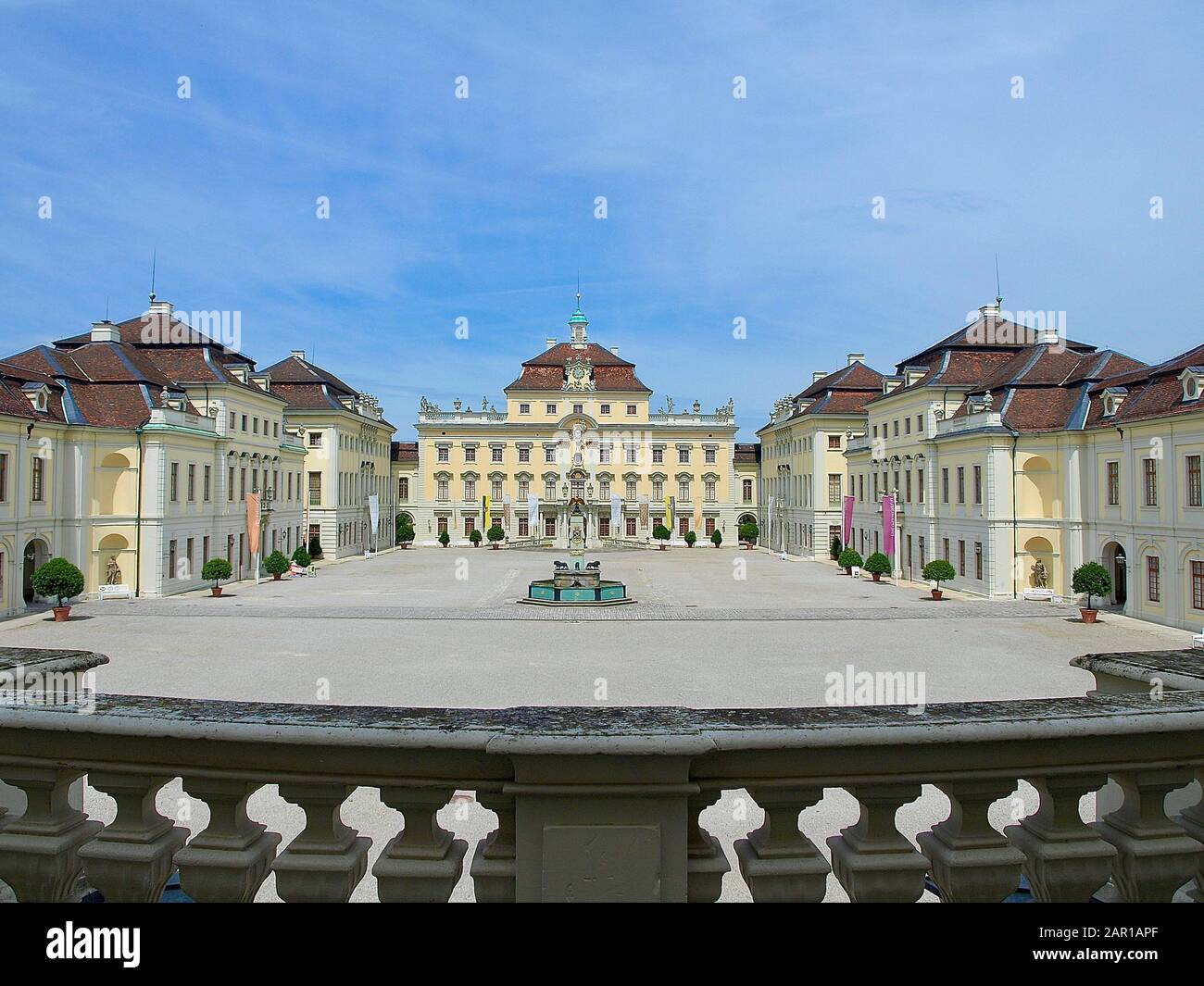 Schloss Ludwigsburg in Stuttgart in Deutschland Stockfoto