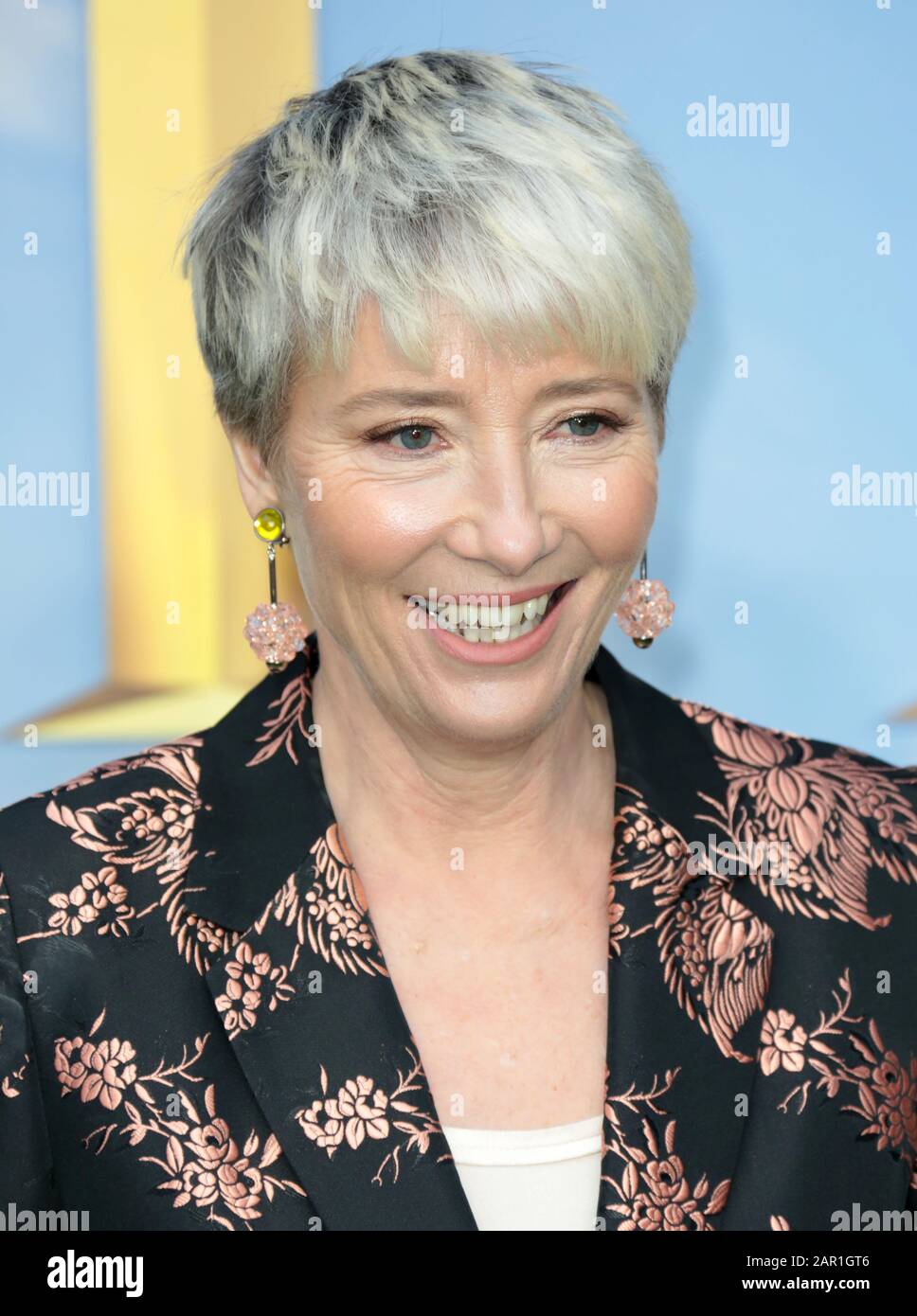 25. Januar 2020 - London, England, Großbritannien - Besuch der Spezialfilmvorführung Dame Emma Thompson Dolittle, Cineworld Leicester Square Stockfoto