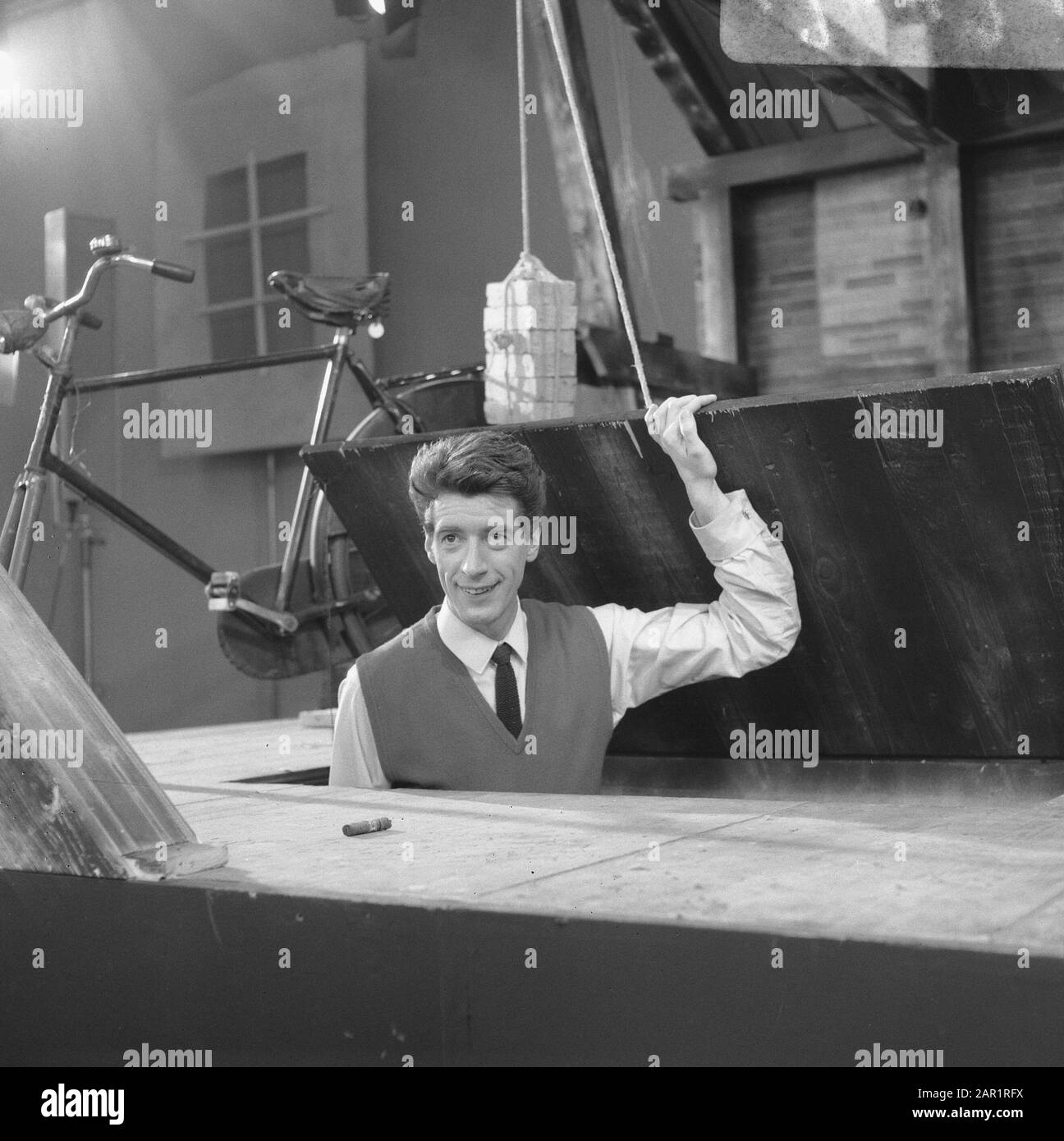 Rudi Carrell TV-Show, Rudi Carrell Datum: 19. April 1966 Schlagwörter: TV-Shows persönlicher Name: Carrell, Rudi Stockfoto