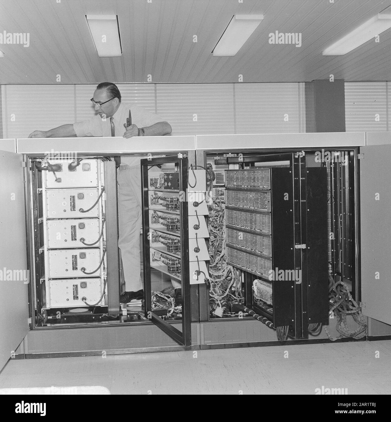 Transport und Transport von Waren Transport Datum: 29. August 1966 Stichworte: Güterverkehr Stockfoto